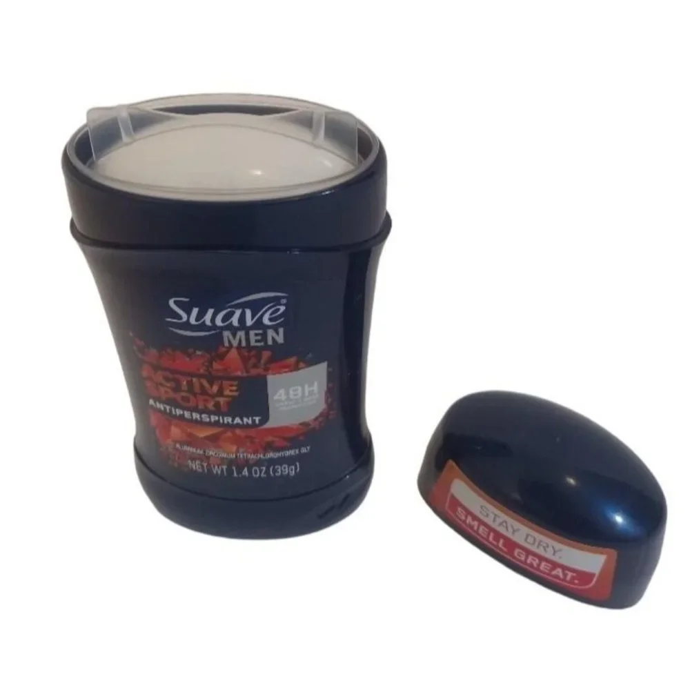 Suave Deodorant Men Invisible Solid Active Sport 48 Hour Antiperspirant 1.4 oz